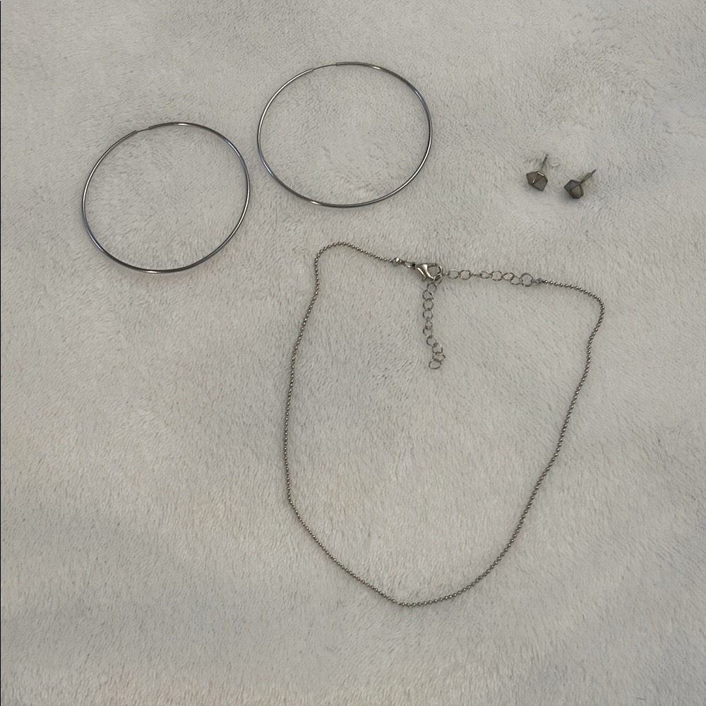 Silver Jewelry -Three Piece Set
